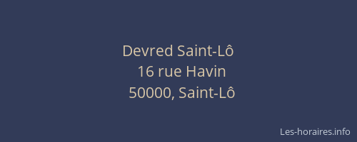 Devred Saint-Lô