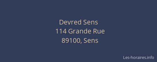 Devred Sens