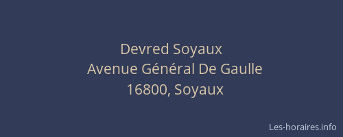 Devred Soyaux