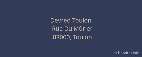 Devred Toulon