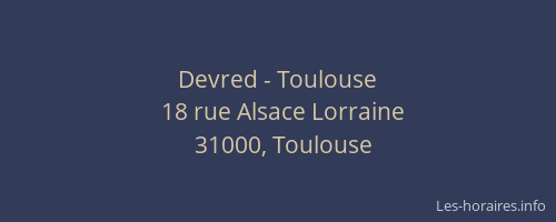 Devred - Toulouse
