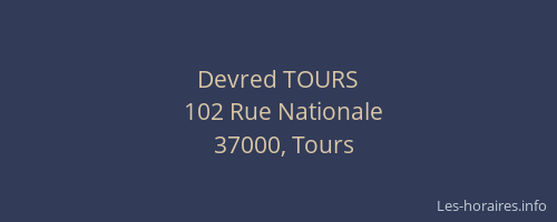 Devred TOURS