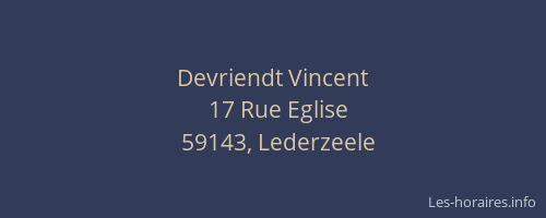 Devriendt Vincent