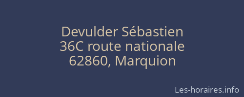 Devulder Sébastien