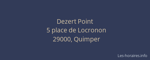 Dezert Point