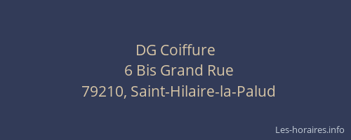 DG Coiffure
