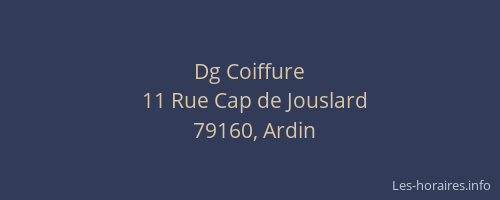 Dg Coiffure