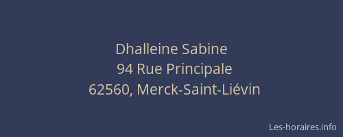 Dhalleine Sabine