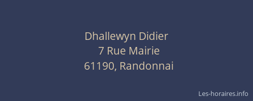 Dhallewyn Didier