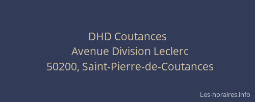 DHD Coutances