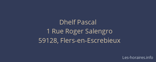Dhelf Pascal