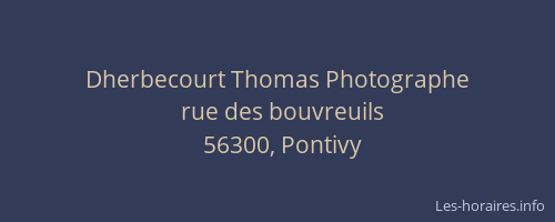 Dherbecourt Thomas Photographe