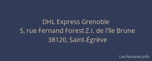 DHL Express Grenoble