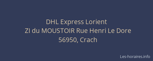 DHL Express Lorient