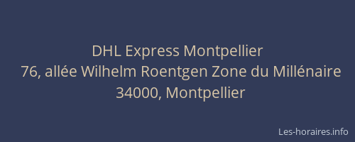 DHL Express Montpellier