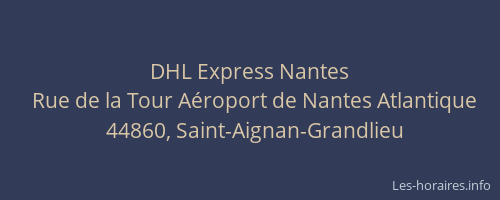 DHL Express Nantes