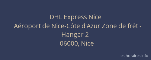 DHL Express Nice
