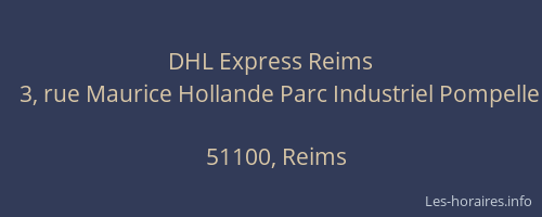 DHL Express Reims