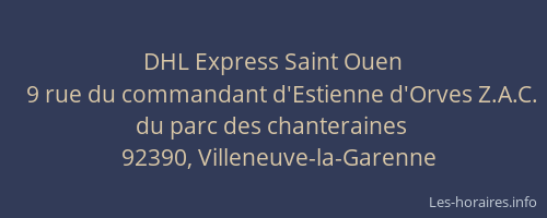 DHL Express Saint Ouen