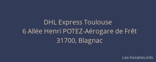 DHL Express Toulouse