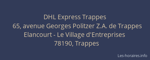 DHL Express Trappes