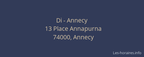 Di - Annecy