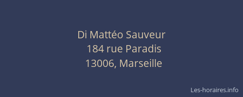 Di Mattéo Sauveur