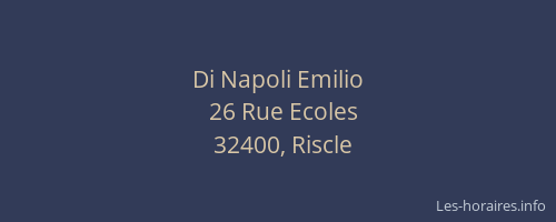 Di Napoli Emilio