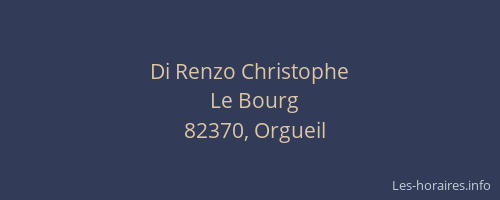Di Renzo Christophe