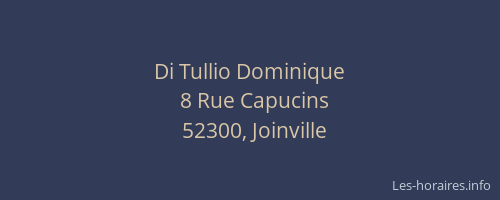 Di Tullio Dominique