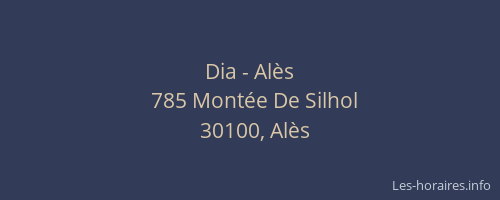 Dia - Al&egrave;s