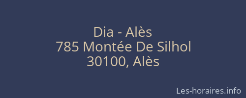 Dia - Alès