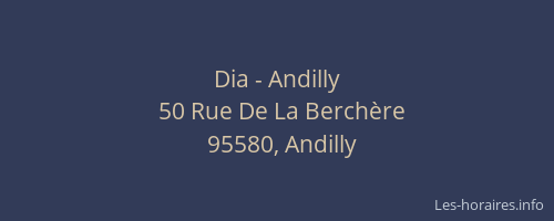 Dia - Andilly