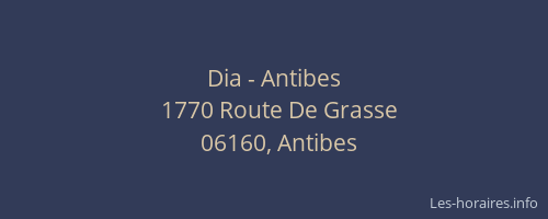 Dia - Antibes