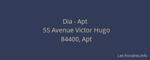 Dia - Apt