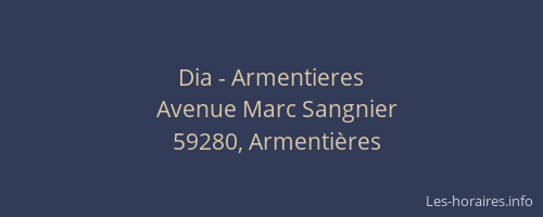 Dia - Armentieres