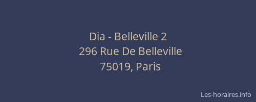 Dia - Belleville 2