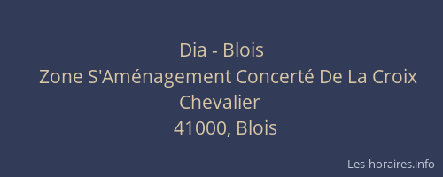 Dia - Blois