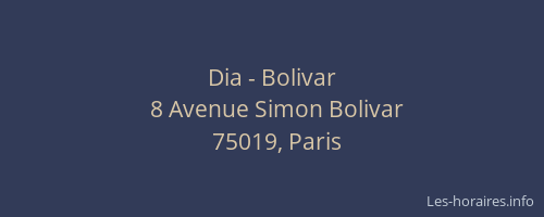 Dia - Bolivar