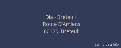 Dia - Breteuil