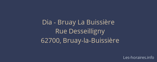 Dia - Bruay La Buissière