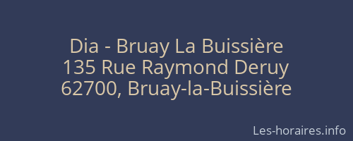 Dia - Bruay La Buissière