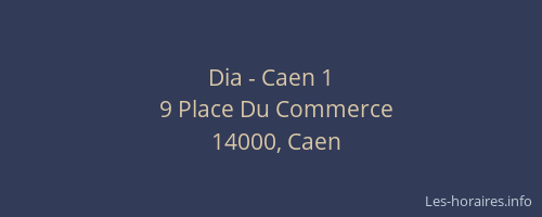 Dia - Caen 1