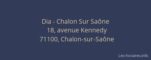 Dia - Chalon Sur Saône
