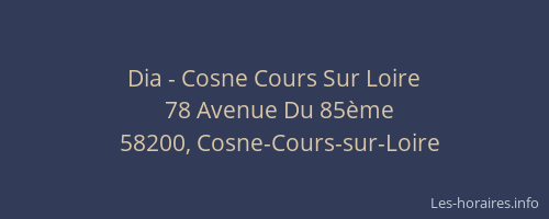Dia - Cosne Cours Sur Loire