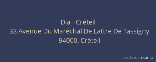 Dia - Cr&eacute;teil