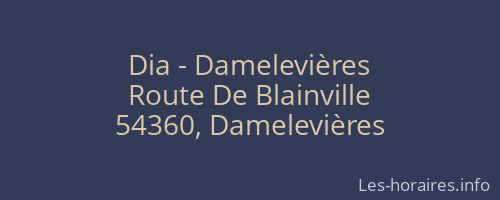Dia - Damelevières
