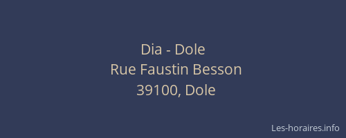 Dia - Dole