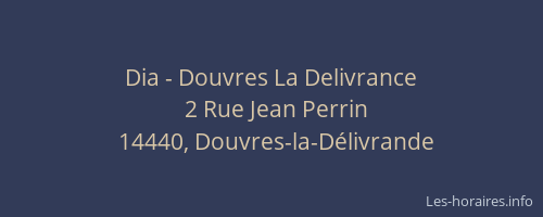 Dia - Douvres La Delivrance