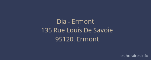 Dia - Ermont